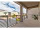 Relaxing balcony with modern railing and views of neighboring houses at 6276 Olde Lockford Ct, Las Vegas, NV 89139