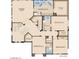 Detailed upper-level floor plan featuring four bedrooms, three bathrooms, walk-in closets, and a Primary suite at 6276 Olde Lockford Ct, Las Vegas, NV 89139