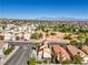 Aerial view of house and surrounding neighborhood, showcasing the community at 7873 Cherry River Dr, Las Vegas, NV 89145