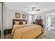 Large bedroom with sliding door to patio access at 7950 W Flamingo Rd # 1054, Las Vegas, NV 89147