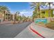 Gated entrance to Rain Tree West community at 7950 W Flamingo Rd # 1054, Las Vegas, NV 89147