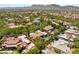 High-angle view of house and surrounding neighborhood at 9113 Golden Eagle Dr, Las Vegas, NV 89134