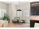 Charming breakfast nook with built-in bench seating and window views at 9113 Golden Eagle Dr, Las Vegas, NV 89134