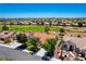 Beautiful community with a golf course view and well-maintained homes under a clear blue sky at 9609 Eagle Valley Dr, Las Vegas, NV 89134