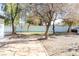 This backyard features gravel, stone, and a faux turf area surrounded by a tall block wall at 1403 5Th Pl, Las Vegas, NV 89104
