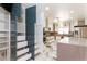 Modern kitchen with ample storage space, built-in appliances, and large center island at 1403 5Th Pl, Las Vegas, NV 89104
