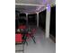 Covered patio with string lights, perfect for outdoor dining at 2109 Juana Vista St, Las Vegas, NV 89102