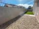 Small backyard with gravel, artificial turf, and a patio at 2132 Fred Brown Dr, Las Vegas, NV 89106