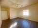 Spacious bedroom with gray vinyl flooring and large window at 2132 Fred Brown Dr, Las Vegas, NV 89106