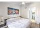 Spacious bedroom with city view and ensuite bath at 230 E Flamingo Rd # 412, Las Vegas, NV 89169