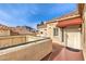 Second-floor entrance with a covered patio and city view at 230 E Flamingo Rd # 412, Las Vegas, NV 89169