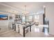 Bright dining area with chandelier and mirrored wall at 230 E Flamingo Rd # 412, Las Vegas, NV 89169