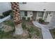 An aerial view showing the townhouse's private entrance and walkway at 2679 Jacyra Ave, Las Vegas, NV 89121