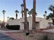 Community building with landscaping and palm trees at 2679 Jacyra Ave, Las Vegas, NV 89121