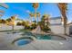 Inviting pool and spa with waterfall feature at 2721 Tahiti Isle Ave, North Las Vegas, NV 89031