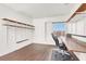 Home office with built-in shelving and desk at 2823 Camelback Ln, Henderson, NV 89074