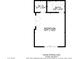 Floor plan of a bedroom showing walk-in closet and bathroom layout at 308 Bayswater Ct, Las Vegas, NV 89145