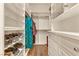 Organized walk-in closet featuring custom shelving and drawers for ample storage at 308 Bayswater Ct, Las Vegas, NV 89145