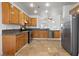 Bright and spacious kitchen, with stainless steel appliances at 319 Horse Pointe Ave, North Las Vegas, NV 89084