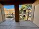 Private balcony with view of courtyard and landscaping at 3815 Juno Beach St # 203, Las Vegas, NV 89129