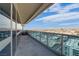 Enjoy city and mountain views from the balcony with glass railings and open space at 4471 Dean Martin Dr # 2000, Las Vegas, NV 89103