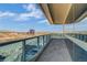 Enjoy panoramic views from this balcony, complete with glass railings for unobstructed scenery at 4471 Dean Martin Dr # 2000, Las Vegas, NV 89103