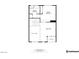 Upstairs floor plan featuring the primary bedroom, bathroom, and a balcony at 4565 Dean Martin Dr # 102, Las Vegas, NV 89103