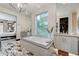 Spa-like bathroom featuring a freestanding tub and walk-in shower at 5 Highland Cove Ln, Henderson, NV 89011