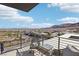 Balcony with seating offering panoramic views of the city and surrounding landscape at 5436 Succulent Rose Dr, Las Vegas, NV 89135