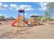 Modern playground at the community park at 6145 Sydney Bay Ct, North Las Vegas, NV 89081