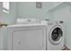 Laundry room with washer and dryer included at 6145 Sydney Bay Ct, North Las Vegas, NV 89081