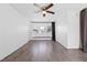 Bright living room featuring hardwood floors and a bay window at 6223 Foothill Blvd, Las Vegas, NV 89118