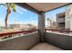 Private balcony overlooking the community and distant city views at 8600 W Charleston Blvd # 1034, Las Vegas, NV 89117