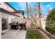 Private backyard with patio and built-in BBQ grills at 932 Angel Star Ln, Las Vegas, NV 89145