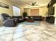 Relaxing living room with sectional sofa and tile flooring at , Henderson, NV 89011