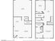 Floor plan showcasing the layout of the home, including the kitchen, living room, and bedrooms at 11518 Belmont Lake Dr # 104, Las Vegas, NV 89135