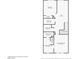 Second floor plan showing the bedrooms, loft, closets, laundry and bathrooms layout at 11518 Belmont Lake Dr # 104, Las Vegas, NV 89135