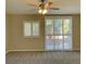 Bedroom featuring lots of natural light and a modern ceiling fan at 12048 La Palmera Ave, Las Vegas, NV 89138