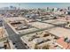 Aerial view of a house and surrounding area at 1220 E Ogden Ave, Las Vegas, NV 89101