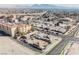 Aerial view of a property with surrounding buildings and streets at 1220 E Ogden Ave, Las Vegas, NV 89101