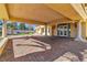 Large brick porte cochere with white columns at 1245 S Rancho Dr, Las Vegas, NV 89102