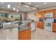 Modern kitchen with island and stainless steel appliances at 1460 Tannery Hts, Mesquite, NV 89034