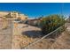 Backyard with chain link fence and small plants at 203 N 13Th St, Las Vegas, NV 89101