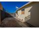 Backyard with gravel and gated fence at 203 N 13Th St, Las Vegas, NV 89101