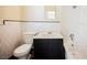 Clean bathroom with white tile and dark vanity at 203 N 13Th St, Las Vegas, NV 89101