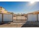 View through gate of empty lot at 203 N 13Th St, Las Vegas, NV 89101