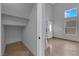 Entryway with tiled floor, coat closet and high ceiling at 204 Appian Way, Henderson, NV 89002