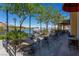 Outdoor cafe with scenic waterfront views at 25 Via Mantova # 2, Henderson, NV 89011