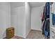 Spacious walk-in closet with ample shelving and hanging space at 2795 Atomic Tangerine Way # 5, Las Vegas, NV 89183