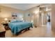 Bright bedroom with a queen bed and lots of natural light at 2851 S Valley View Blvd # 1172, Las Vegas, NV 89102